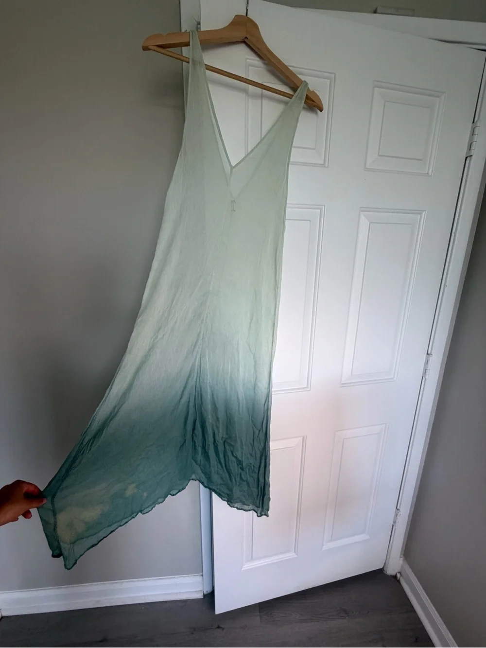 Free People Beach Dip-Dye Midi Dress 🐚